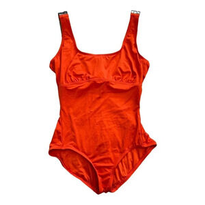 Coco Reef Orange Bra Sized One Piece Swimsuit 10